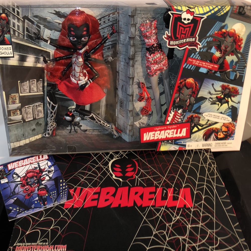 Monster High Webarella Doll SDCC Exclusive NEW
